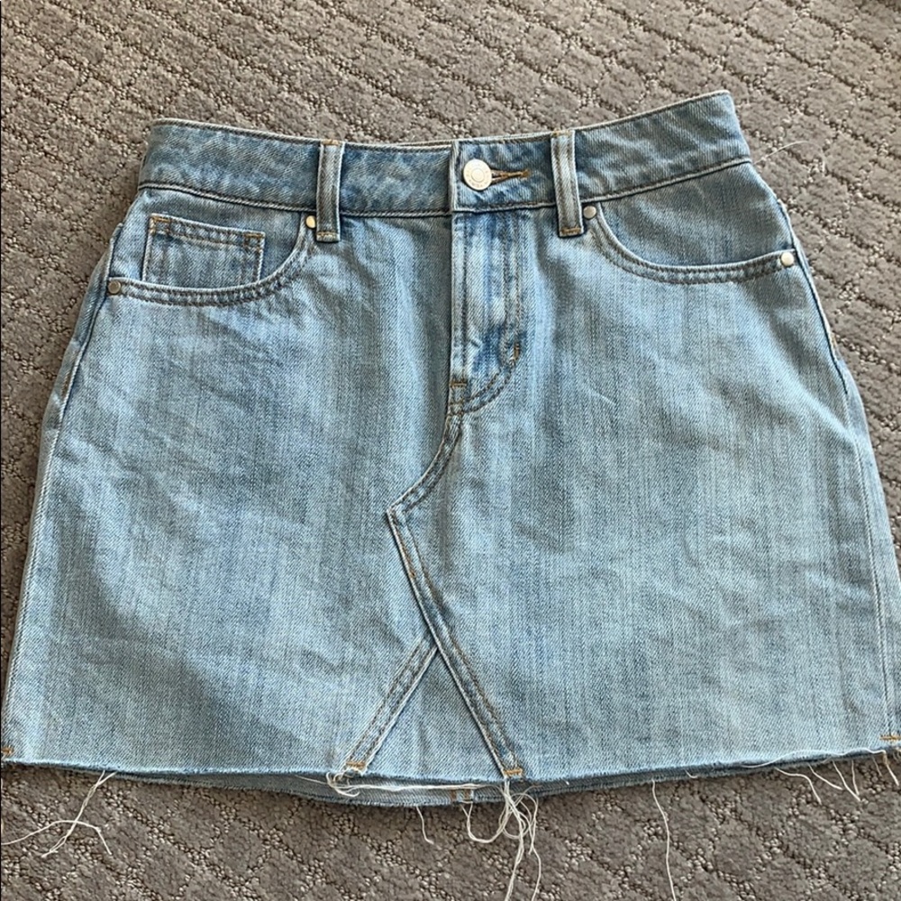 Pacsun denim mini skirt